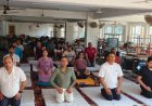 जिला एवं सत्र न्यायाधीश और अन्य न्यायिक अधिकारियों ने भी किया योग