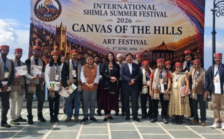 अंतर्राष्ट्रीय शिमला ग्रीष्मोत्सव-2026 के अंतर्गत “Canvas of The Hills” कला महोत्सव का आयोजन