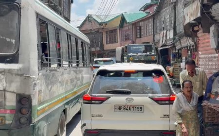 शिमला में जाम की वजह बनी कांग्रेस विधायक की गाड़ी, हूटर इस्तेमाल पर भी सवाल