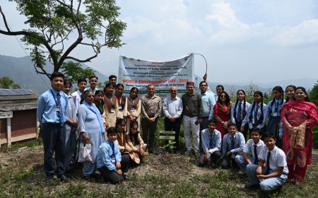 विश्व पर्यावरण दिवस पर बीएसआई सोलन ने किया पौधरोपण और चित्रकला प्रतियोगिता का आयोजन