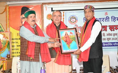 विद्या भारती के मेधावी सम्मान समारोह में पहुंचे नेता प्रतिपक्ष जयराम ठाकुर
