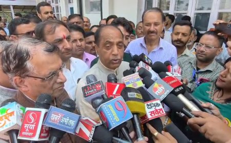 नीरज भारती मामले पर जयराम ठाकुर ने मुख्यमंत्री को घेरा, बोले - पार्टी के नेता का सरकार पर भ्रष्टाचार के आरोप लगाना गंभीर