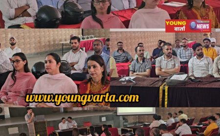 नाहन में जनगणना प्रगणकों और पर्यवेक्षकों को दिया गया प्रशिक्षण, मोबाइल एप आधारित डेटा संग्रहण की दी जानकारी
