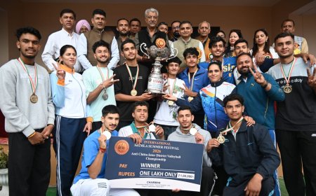 अंतर जिला वॉलीबॉल चैंपियनशिप में शिमला रेड टीम बनी चैंपियन