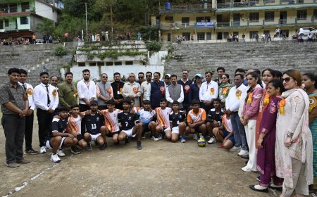 28वीं सीनियर/ वैटरन नेशनल टेनिस बॉलीवॉल प्रतियोगिता नेरवा में शुरू