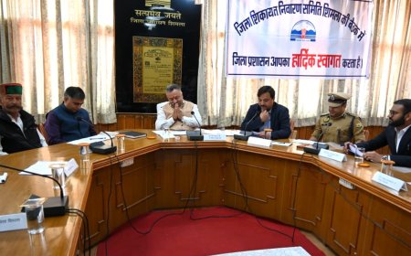 शिक्षा मंत्री की अध्यक्षता में जन शिकायत निवारण समिति बैठक आयोजित