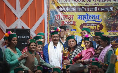 राजस्व मंत्री ने टापरी ग्रीष्मोत्सव के समापन समारोह में की शिरकत