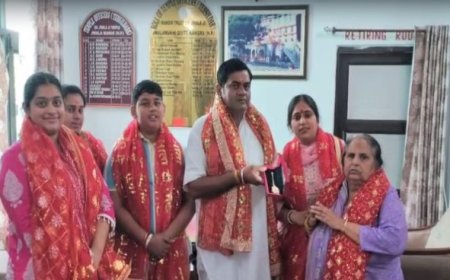 मन्नत पूरी हुई तो पंजाब के श्रद्धालु ने ज्वाला माता को चढ़ाया 13 ग्राम सोने का मांग टीका