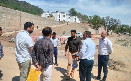 डीसी ने केंद्रीय विद्यालय भवन निर्माण में तेजी लाने के दिए निर्देश, पिपलू मेला तैयारियों का भी लिया जायजा