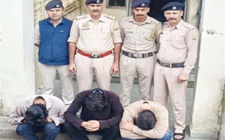 किराए के कमरे पर पुलिस का छापा, चिट्टे व सिरिंज के साथ 3 युवक गिरफ्तार