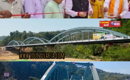 20 करोड़ रूपये की लागत से बने खजूरना पुल का सांसद सुरेश कश्यप ने किया लोकार्पण