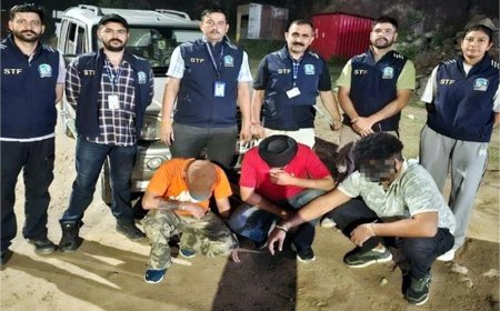 STF ने फोरलेन पर स्कॉर्पियो गाड़ी से पकड़ा 101 ग्राम चिट्टा, पंजाब के 3 तस्कर गिरफ्तार