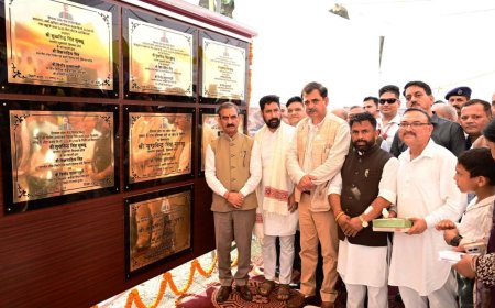 मुख्यमंत्री ने नेरी कलां में 90.66 करोड़ रुपये की 12 विकास परियोजनाओं के उद्घाटन एवं शिलान्यास किए