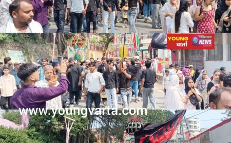 मुहर्रम पर निकाले गए ताजिए, नाहन में शिया नहीं सुन्नी समुदाय मनाता है मुहर्रम, रियासत काल से चली आ रही परम्परा