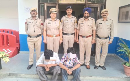 नाहन:  ऑल्टो कार से 7.21 ग्राम चिट्टा बरामद, ददाहू के दो युवक गिरफ्तार