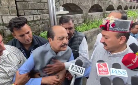 शिमला में प्रदर्शन के दौरान BJP सांसद हर्ष महाजन की अचानक बिगड़ी तबीयत, IGMC में भर्ती