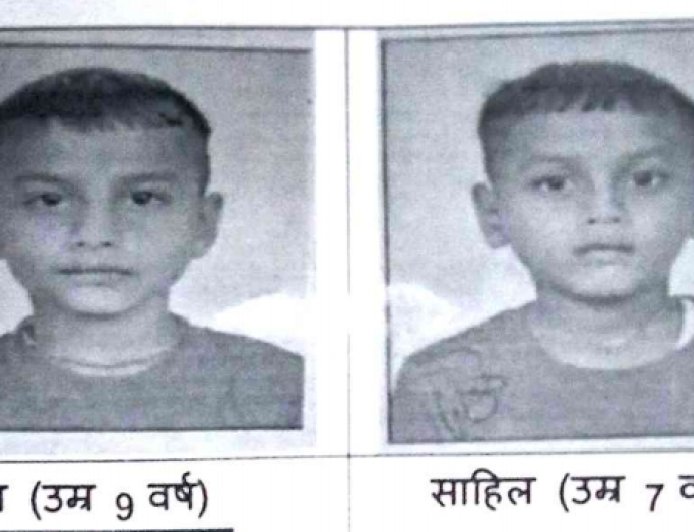 बाल आश्रम सुजानपुर भेजे दो छोटे बेसहारा बच्चे