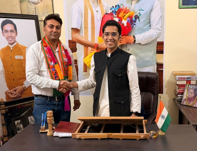 कांग्रेस के वरिष्ठ नेता संदीप शर्मा भाजपा में शामिल