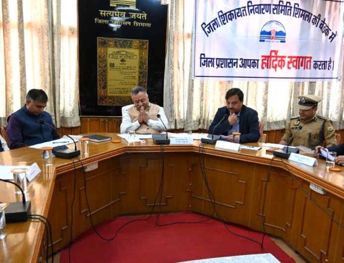 शिक्षा मंत्री की अध्यक्षता में जन शिकायत निवारण समिति बैठक आयोजित