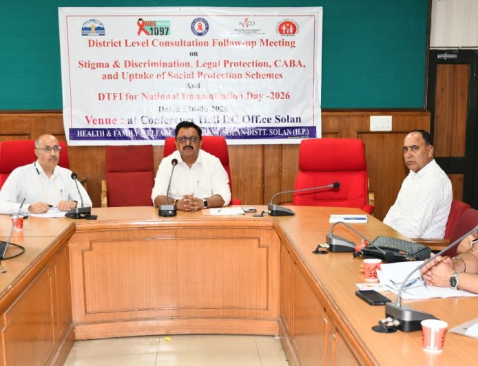 ज़िला सोलन में 28 जून को प्लस पोलियो अभियान किया जाएगा आयोजित - मनमोहन शर्मा