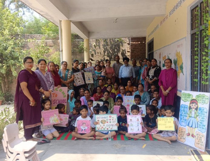 खेल-खेल में निखर रही नौनिहालों की प्रतिभा, कोटला खुर्द में सजा समर स्कूल रेडीनेस मेला