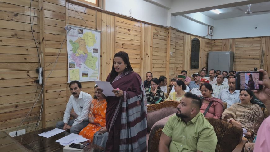 नगर परिषद चम्बा के अध्यक्ष एवं उपाध्यक्ष पद के निर्वाचन के लिए संशोधित कार्यक्रम जारी