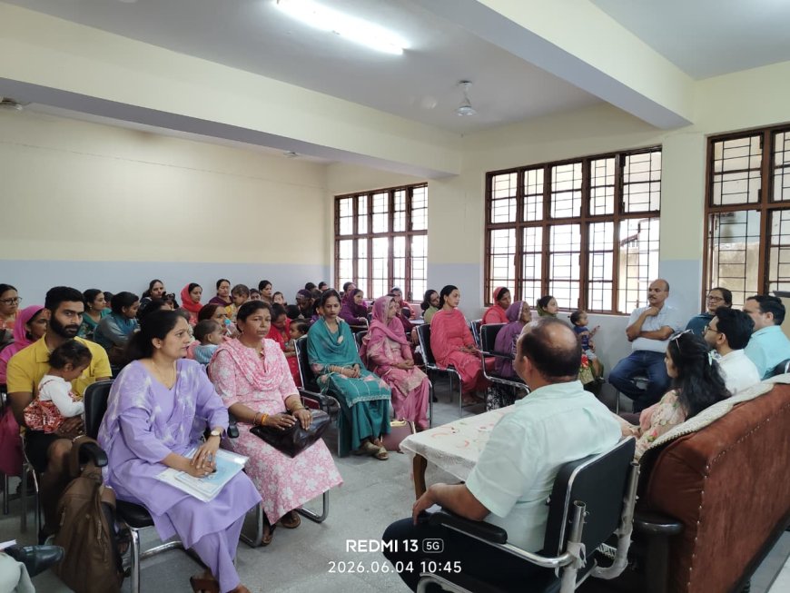 कुपोषित बच्चों के सही पोषण के लिए भोरंज में विशेष अभियान, छोटे बच्चों को दिए जाएंगे पौष्टिक गुणों से भरपूर रागी के लड्डू