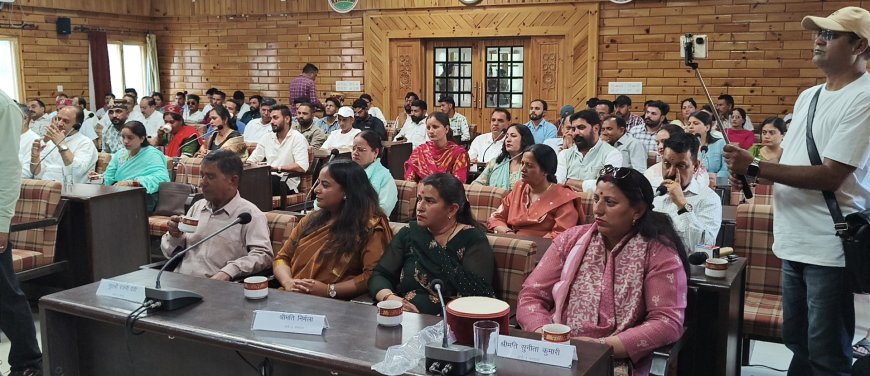 उपायुक्त मुकेश रेपसवाल ने नवनिर्वाचित जिला परिषद सदस्यों को दिलवाई शपथ
