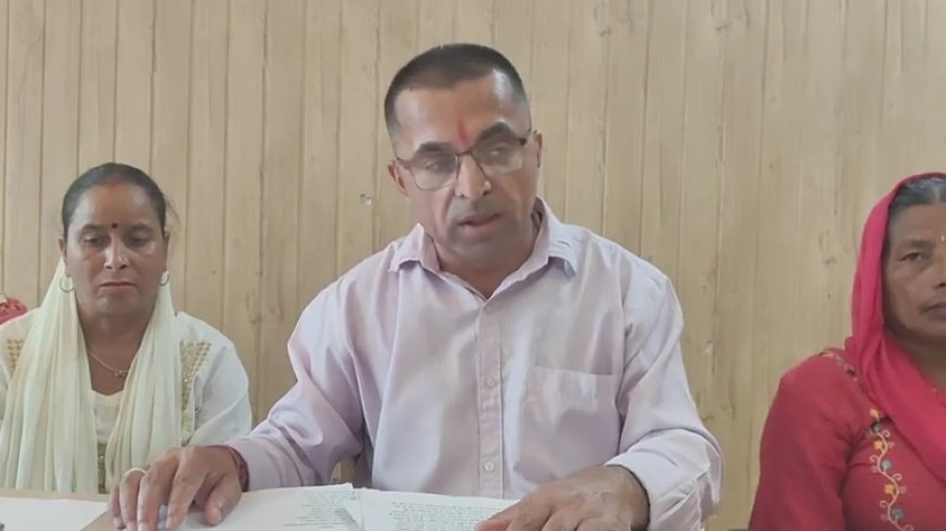 नारीवाला में कथित अवैध पेड़ कटान पर फिर बवाल,  मामले को लेकर नाथू राम चौहान मीडिया से हुए रूबरू