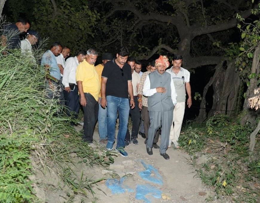 दिन हो या रात, विकास कार्यों की निगरानी में लगातार सक्रिय उपमुख्यमंत्री.. कॉलेज, मंदिर, अस्पताल और पुल परियोजनाओं की परखी रफ्तार