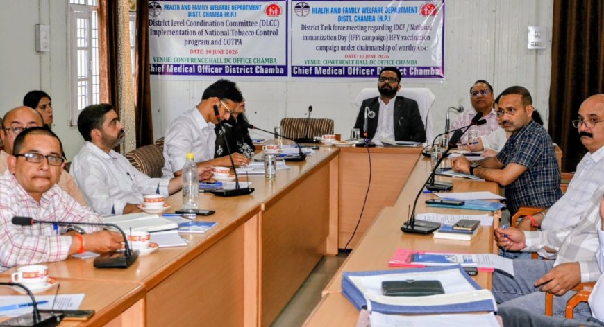 बालिकाओं को एचपीवी टीके से मिलेगी सर्वाइकल कैंसर से सुरक्षा : अतिरिक्त उपायुक्त अमित मैहरा