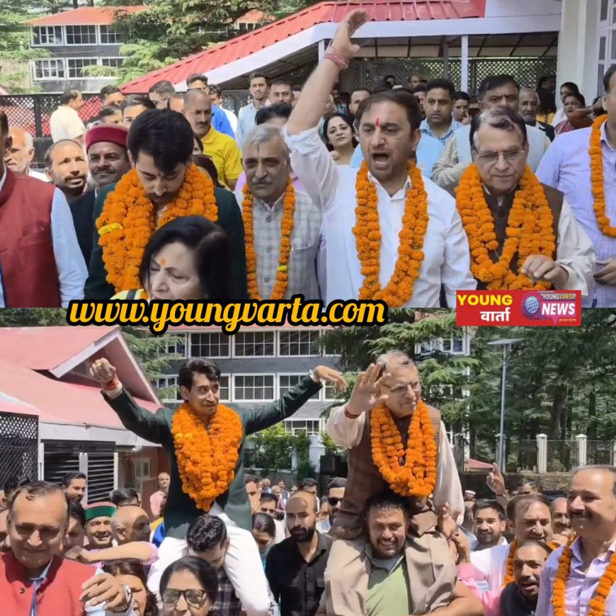 जयराम ठाकुर से मिलने पहुंचे नव निर्वाचित जिला परिषद खुश विक्रम सेन, 2027 में भाजपा से उम्मीदवारी की चर्चाएं तेज़