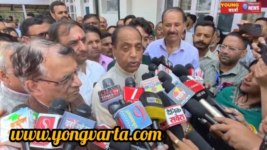 नीरज भारती मामले पर जयराम ठाकुर ने मुख्यमंत्री को घेरा, बोले - पार्टी के नेता का सरकार पर भ्रष्टाचार के आरोप लगाना गंभीर