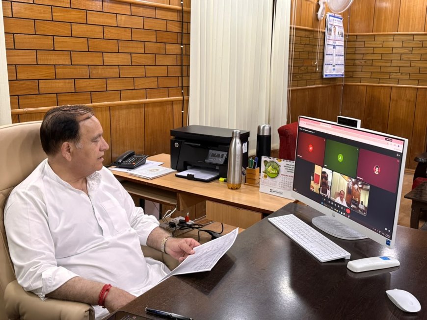 विधानसभा अध्यक्ष ने वर्चुअल माध्यम से किया उप मंडी तीसा का उदघाटन