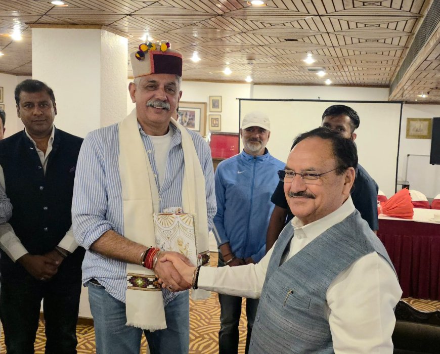 शिमला के पर्यटन विकास एवं होटल उद्योग से जुड़े विषयों पर होटल व्यवसायी संजय ठाकुर से की विस्तृत चर्चा