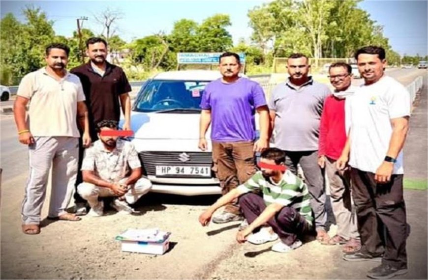 नूरपुर में अंतरराज्यीय ड्रग नेटवर्क का पर्दाफाश, 43.56 ग्राम चिट्टे के साथ 2 गिरफ्तार