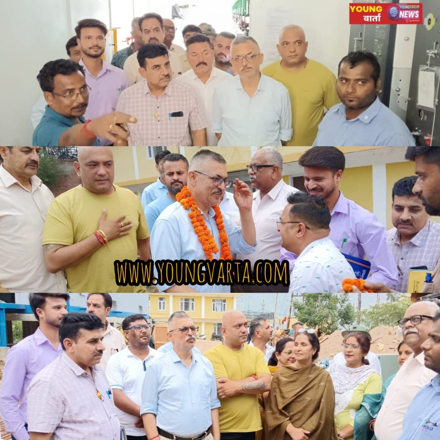 विधायक अजय सोलंकी ने निर्माणाधीन 33 केवी सबस्टेशन का लिया जायजा, नाहन के लिए वर्ल्ड बैंक ने दी है 53 करोड़ की स्वीकृति