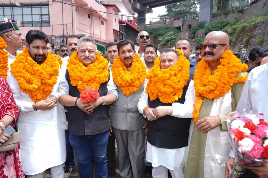कसौली विधानसभा क्षेत्र में लगभग 225 करोड़ रुपए की सिंचाई व पेयजल योजनाएं का कार्य प्रगति पर - मुकेश अग्निहोत्री