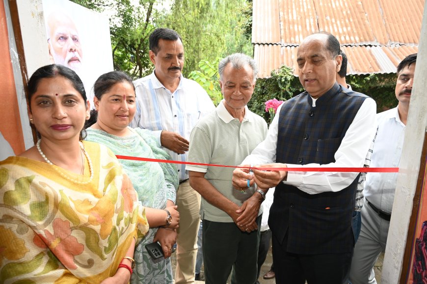 कांग्रेस सरकार ने शुरू किया हिमाचल ऑन सेल कार्यक्रम ,  चहेतों को लाभ पहुंचाने के लिए बेची जा रही प्रदेश की संपत्ति : जयराम ठाकुर