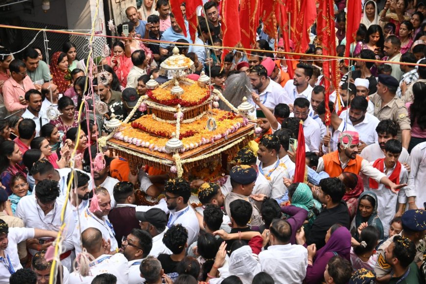 तीन दिवसीय राष्ट्रीय स्तरीय माँ शूलिनी मेला आरम्भ, स्वास्थ्य मंत्री डॉ. शांडिल ने किया विधिवत शुभारम्भ