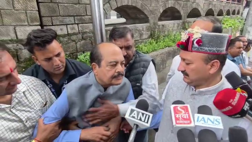 शिमला में प्रदर्शन के दौरान BJP सांसद हर्ष महाजन की अचानक बिगड़ी तबीयत, IGMC में भर्ती