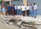 शिकायत के बाद NH का निरीक्षण करने मौके पर पहुंचे अधिकारी, NH प्रबंधन और एमसी के अधिकारियों ने लिया सड़क का जायजा
