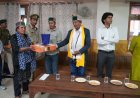 राजस्व मंत्री ने निगुलसरी विश्राम गृह सभागार में 45 बीपीएल परिवारों को इंडक्शन हीटर वितरित किए