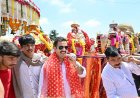 लोक निर्माण मंत्री विक्रमादित्य सिंह ने हरशिंग धार मेले में की शिरकत, सड़क का किया शिलान्यास