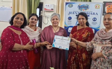 राष्ट्रीय चिकित्सक दिवस पर नाहन में  समाजसेवी संस्था इनर व्हील क्लब ने नवाजे चिकित्सक