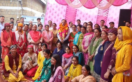 प्रदेश सरकार महिलाओं को आत्मनिर्भर एवं आर्थिक रूप से सशक्त बनाने के लिए निरंतर प्रयासरत- हर्षवर्धन चौहान