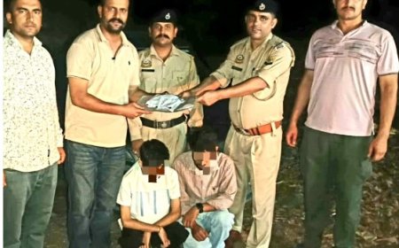 नाहन में 11.85 ग्राम चिट्टा के साथ दो युवक गिरफ्तार, तीन दिन के पुलिस रिमांड पर आरोपी