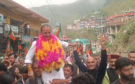 मंत्री हर्षवर्धन चौहान के गृह क्षेत्र में कांग्रेस को झटका, शिलाई बीडीसी पर भाजपा का कब्जा