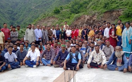 नवगठित धाली पंचायत की प्रथम ग्राम सभा में उमड़ा जनसैलाब, नई पंचायत बनने पर लोगों ने  किया खुशी का इजहार
