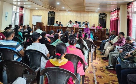 जनेडघाट पंचायत की प्रथम ग्राम सभा  बैठक में उमड़ा जनसैलाब